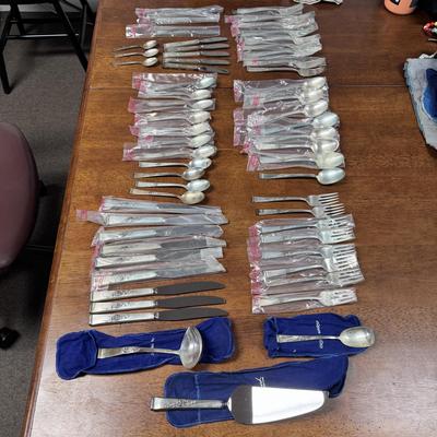 Collection of Reed & Barton “Classic Rose” Sterling Flatware and More (ST-DZ)