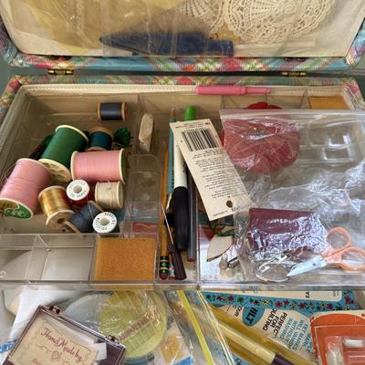 Sewing Box and Knitting Needles (LR-BM)