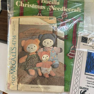 Sewing Box and Knitting Needles (LR-BM)