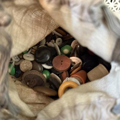 Sewing Box and Knitting Needles (LR-BM)