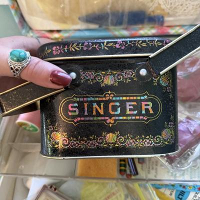 Sewing Box and Knitting Needles (LR-BM)