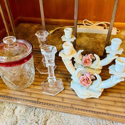 Pink and Candlestick Lot