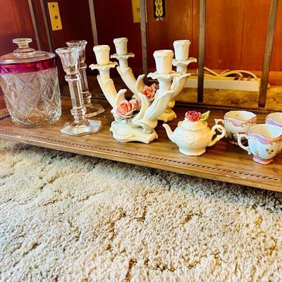 Pink and Candlestick Lot