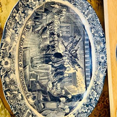 Blue and White - Declaration of Independence