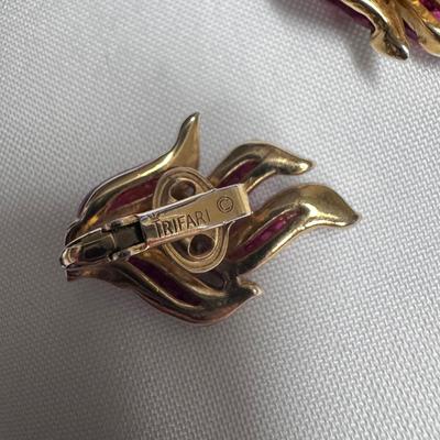 Dior, Trifari, Marvella, and More Broaches, Clip-On Earrings, and Bracelets (ST-DZ)