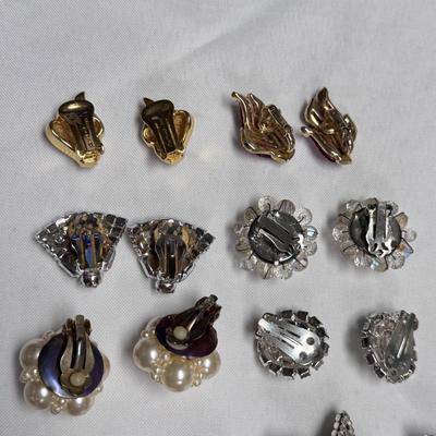 Dior, Trifari, Marvella, and More Broaches, Clip-On Earrings, and Bracelets (ST-DZ)