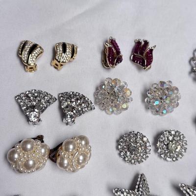 Dior, Trifari, Marvella, and More Broaches, Clip-On Earrings, and Bracelets (ST-DZ)