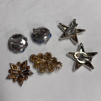 Dior, Trifari, Marvella, and More Broaches, Clip-On Earrings, and Bracelets (ST-DZ)