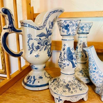 Blue and White - kettle lot