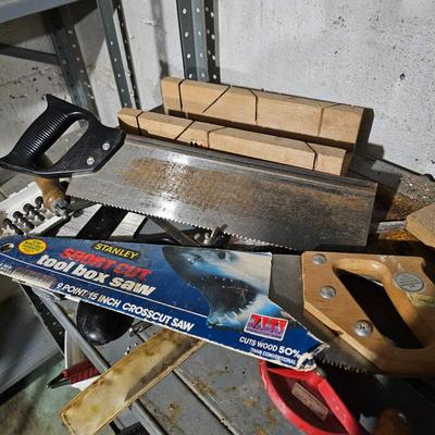 Assorted Saws & Hand Tools (G-JS)