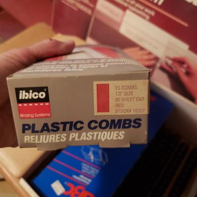 GBC Binding Machine, Plastic Binding Combs and More (G-KD)