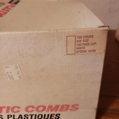 GBC Binding Machine, Plastic Binding Combs and More (G-KD)