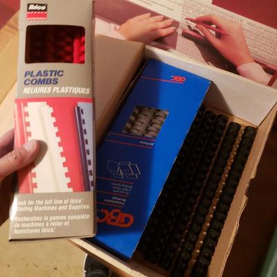 GBC Binding Machine, Plastic Binding Combs and More (G-KD)