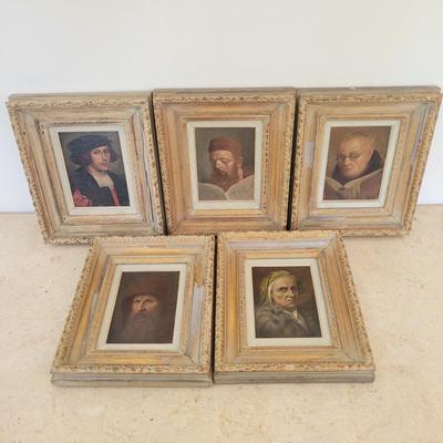Five Original Oil on Canvas Paintings (PB-EL)