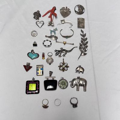 Mercury Dime Pendant, Sterling Jewelry, and Other Decorative Accessories (ST-DZ)