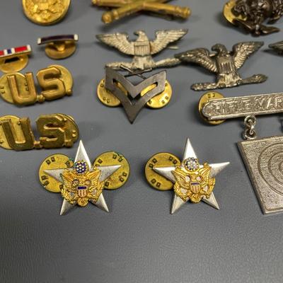 30+ USMC, Military Police, Colonel & More Pins (ST-SS)