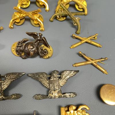 30+ USMC, Military Police, Colonel & More Pins (ST-SS)