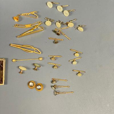 Tuxedo Buttons, Cufflinks, Pocket Knives & More, incl 14K (ST-SS)