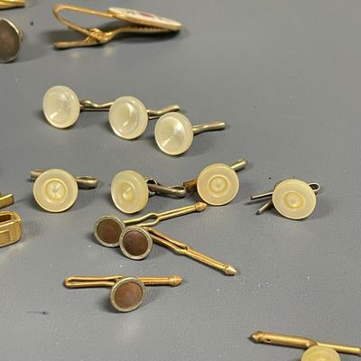 Tuxedo Buttons, Cufflinks, Pocket Knives & More, incl 14K (ST-SS)