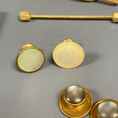 Tuxedo Buttons, Cufflinks, Pocket Knives & More, incl 14K (ST-SS)
