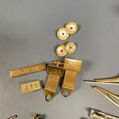 Tuxedo Buttons, Cufflinks, Pocket Knives & More, incl 14K (ST-SS)