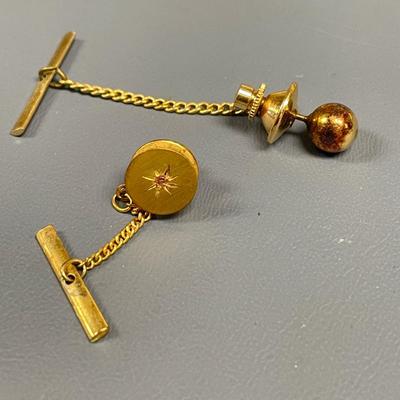 Tuxedo Buttons, Cufflinks, Pocket Knives & More, incl 14K (ST-SS)