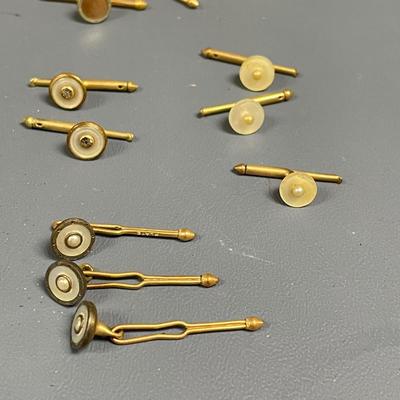 Tuxedo Buttons, Cufflinks, Pocket Knives & More, incl 14K (ST-SS)