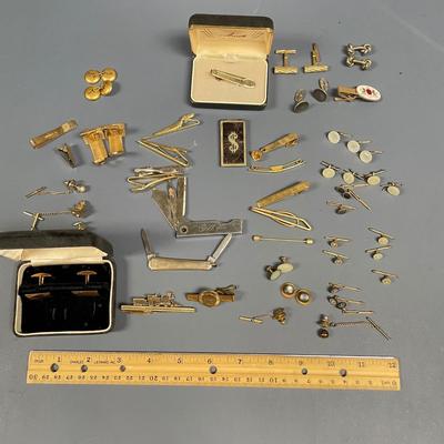 Tuxedo Buttons, Cufflinks, Pocket Knives & More, incl 14K (ST-SS)