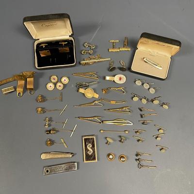 Tuxedo Buttons, Cufflinks, Pocket Knives & More, incl 14K (ST-SS)