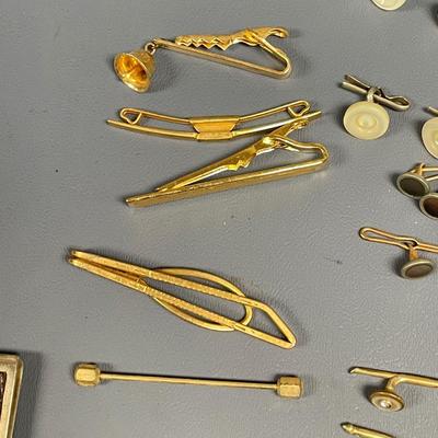 Tuxedo Buttons, Cufflinks, Pocket Knives & More, incl 14K (ST-SS)