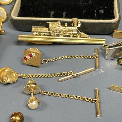 Tuxedo Buttons, Cufflinks, Pocket Knives & More, incl 14K (ST-SS)