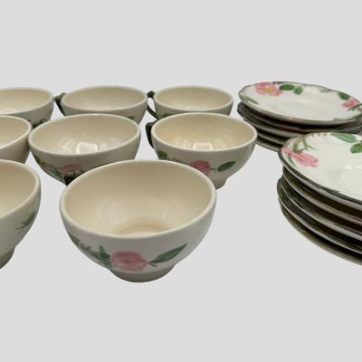 FRANCISCAN “Desert Rose” Teacups and Saucers