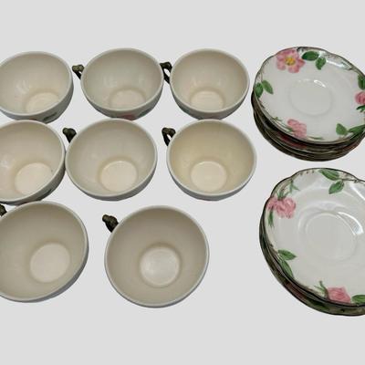 FRANCISCAN “Desert Rose” Teacups and Saucers