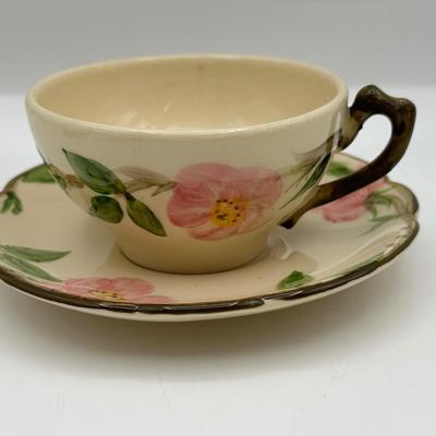 FRANCISCAN “Desert Rose” Teacups and Saucers