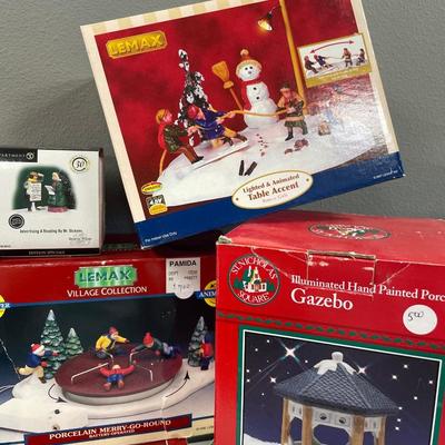 Christmas village decor