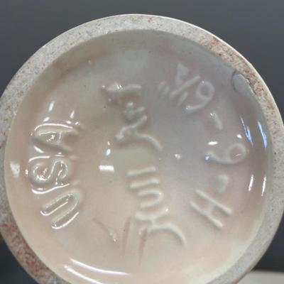 Light pink Hull Art pottery vase