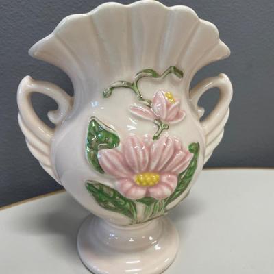 Light pink Hull Art pottery vase
