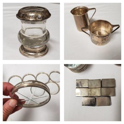 Sterling Plates, Match Box Covers, Bud Vase and More (ST-KD)