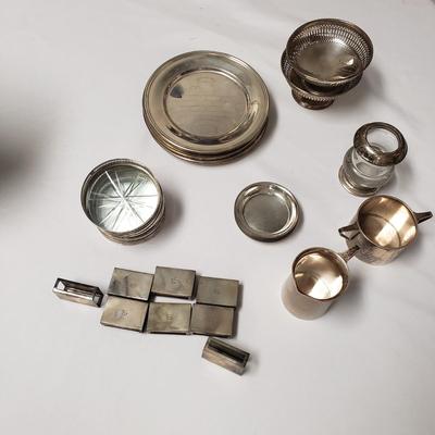 Sterling Plates, Match Box Covers, Bud Vase and More (ST-KD)