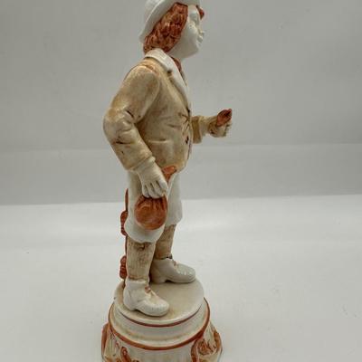 Vintage Italian Porcelain Figurine Young Boy