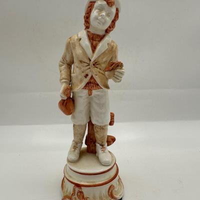 Vintage Italian Porcelain Figurine Young Boy