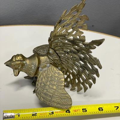 Brass gamecock