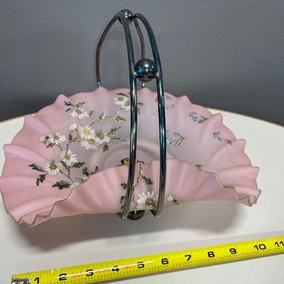 Lovely butterfly folded edge bowl with holder