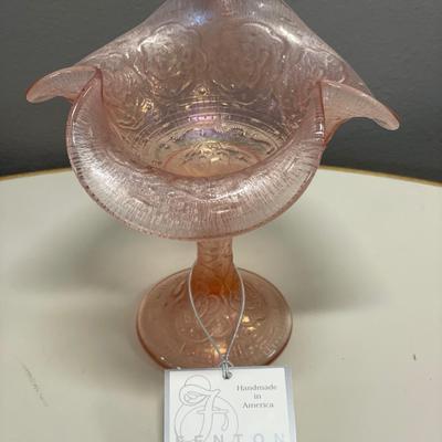 Fenton pink opalescent