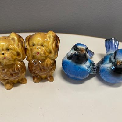 Dog S&P with Hummel birds