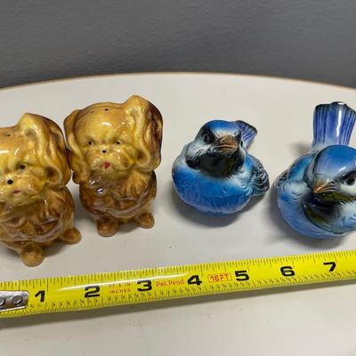 Dog S&P with Hummel birds