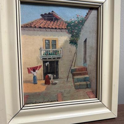 Signed painting by Valencia