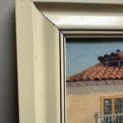 Signed painting by Valencia
