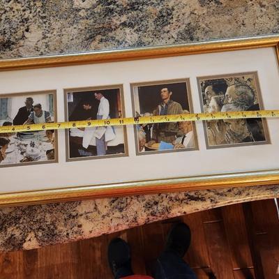 Framed Print Of Norman Rockwell's "Four Freedom's