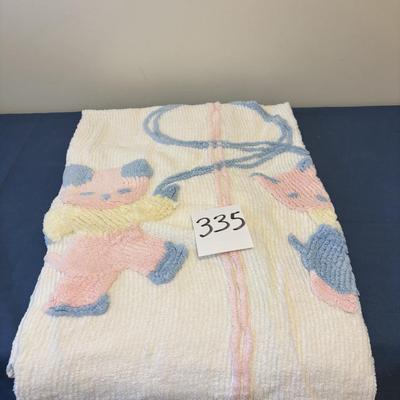 Chenille Baby Blanket